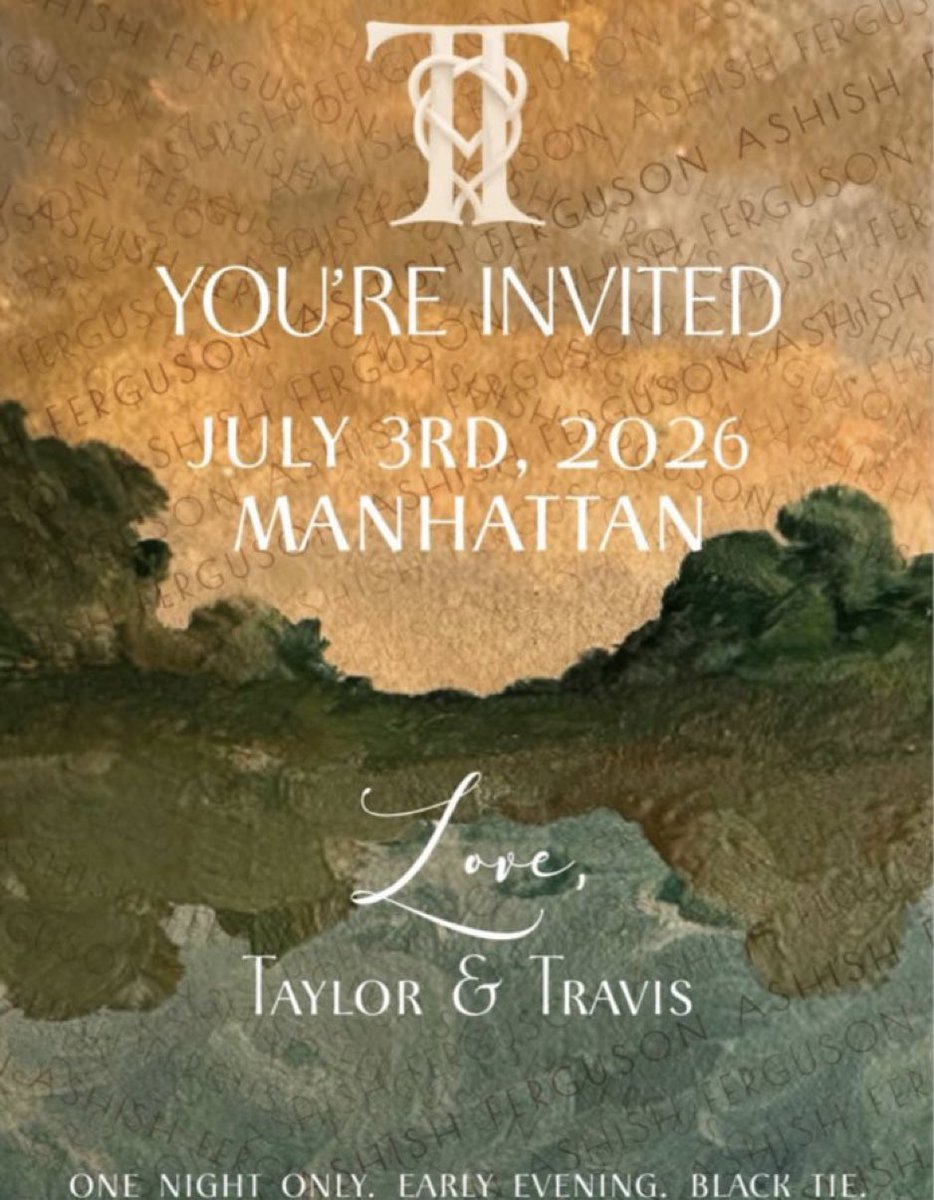 updateswiftbr's tweet photo. 🚨O CONVITE DE CASAMENTO DE TAYLOR SWIFT E TRAVIS KELCE https://t.co/OJqney2aqU