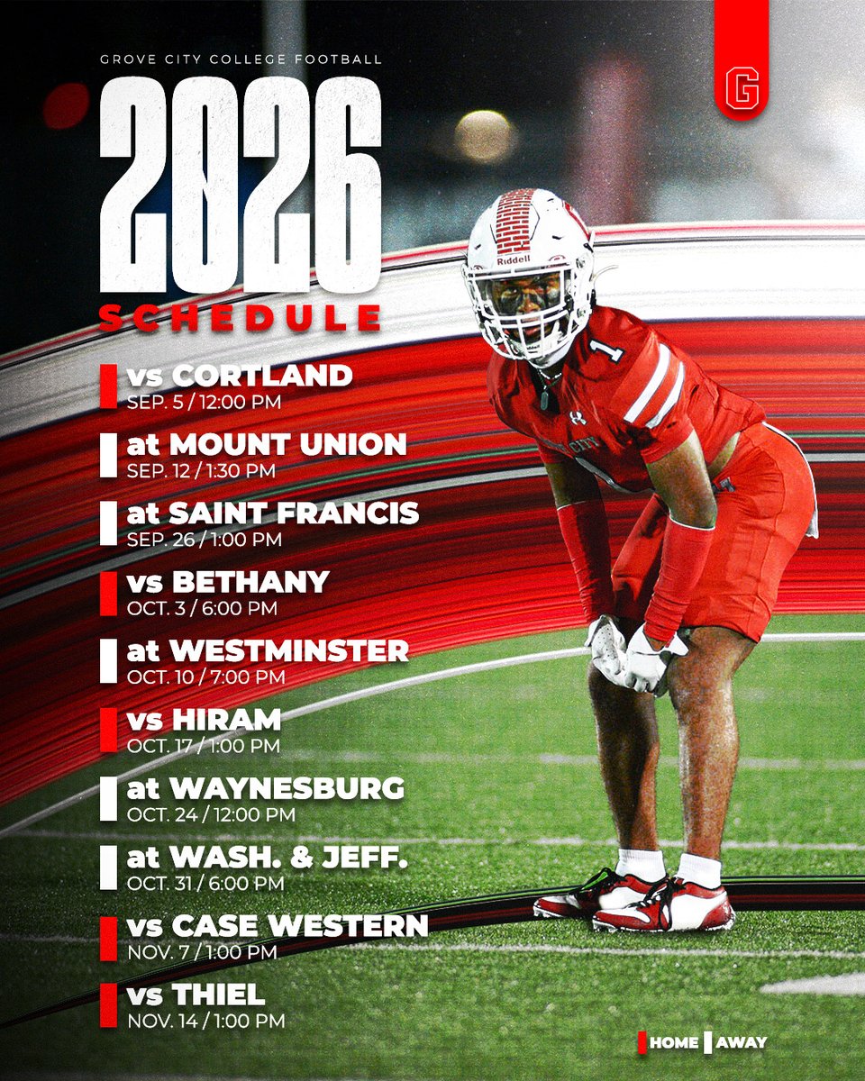 Grove City College Athletics tweet media
