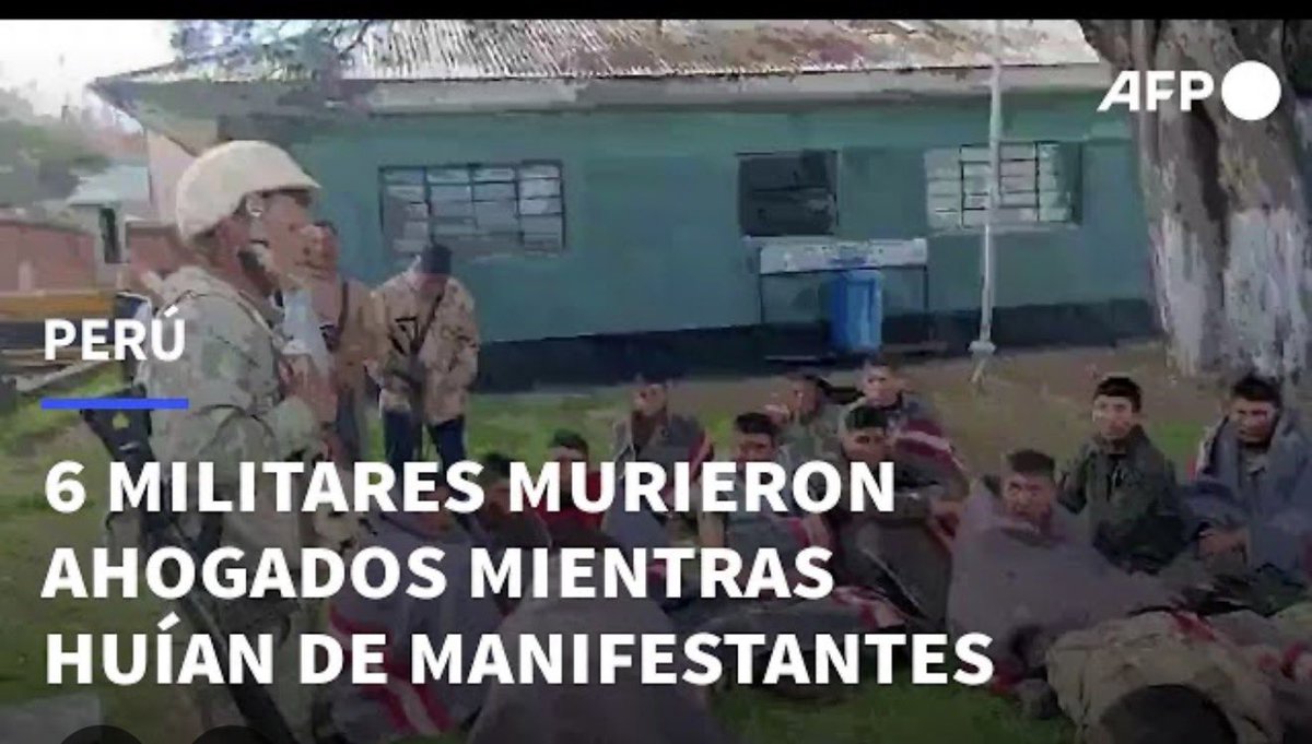 elvictoriano3's tweet photo. Brigida Curo lideró con otros puneños/bolivianos el acorralamiento y ahogamiento de 6  soldados peruanos en Diciembre 2022

Su comandante les obligó a huir “antes mor1r que ma7ar”,  alumno del IDL, domesticado por el poder judicial caviar.

Sabes el nombre de esos soldados? No. Pero si sabes quienes son Inty y Bryan

Las víctimas fueron : Carlos Quispe Montalicio, Franz Canaza Cahuaya, Alex Quispe Serrano, Elvis Pari Quiso, Percy Alex Castillo Pongo y Elías Lupaca Inquillas

Para ellos y para la gran “opinion publica “ las victimas son Inti y Bryan. Los soldados muert0s por la violencia de Curo y aliados comunistas, esos soldados no valen nada.