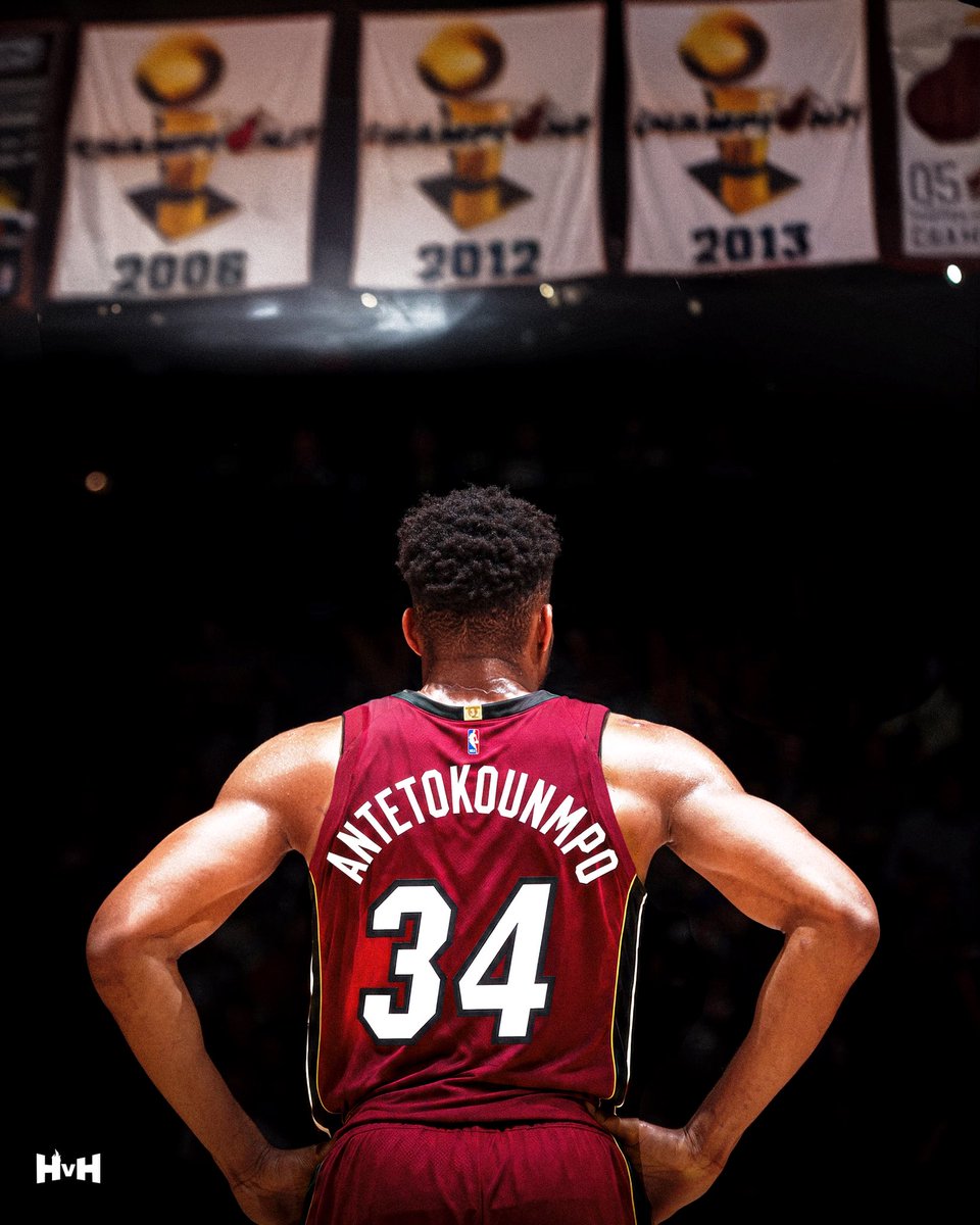 HeatvsHaters's tweet photo. OFFICIAL: Giannis Antetokounmpo is a Miami Heat player. 

The new era is upon us https://t.co/kLDXGnHBRo