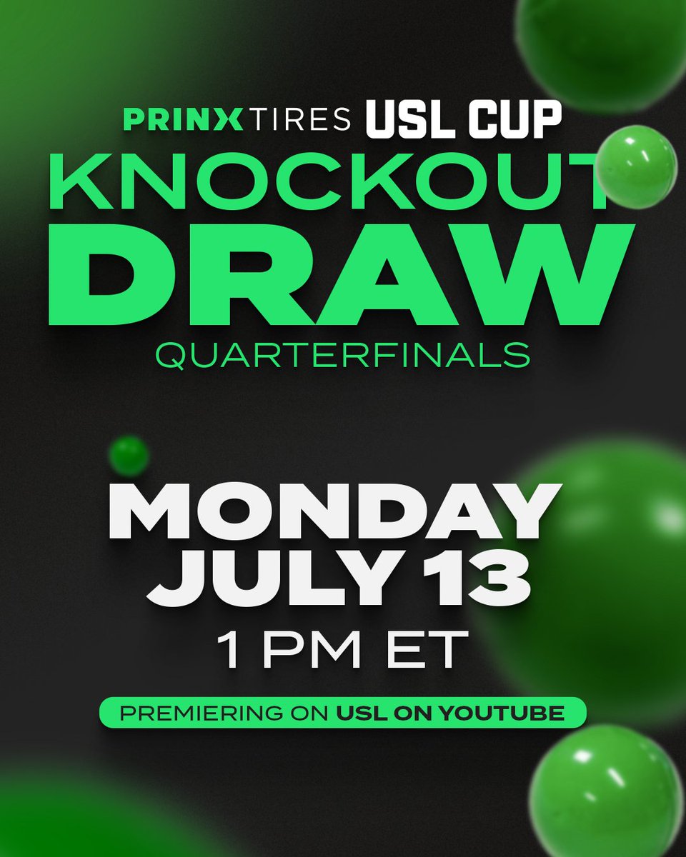 USL_Cup's tweet photo. Get ready. You're not gonna want to miss this 🍿

Find out who your club could match up with by watching the Prinx Tires USL Cup Knockout Draw, premiering next Monday on our USL YouTube channel! 📺 https://t.co/nLHuzqiM9P