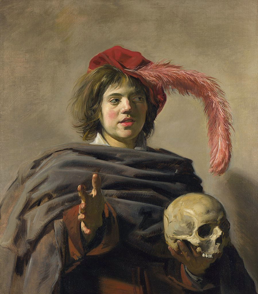 homosap49633232's tweet photo. Frans Hals the Elder (1580-1666 Dutch Golden Age portrait painter)
"Young Man with a Skull (Vanitas)" https://t.co/ooFjYuhRmF