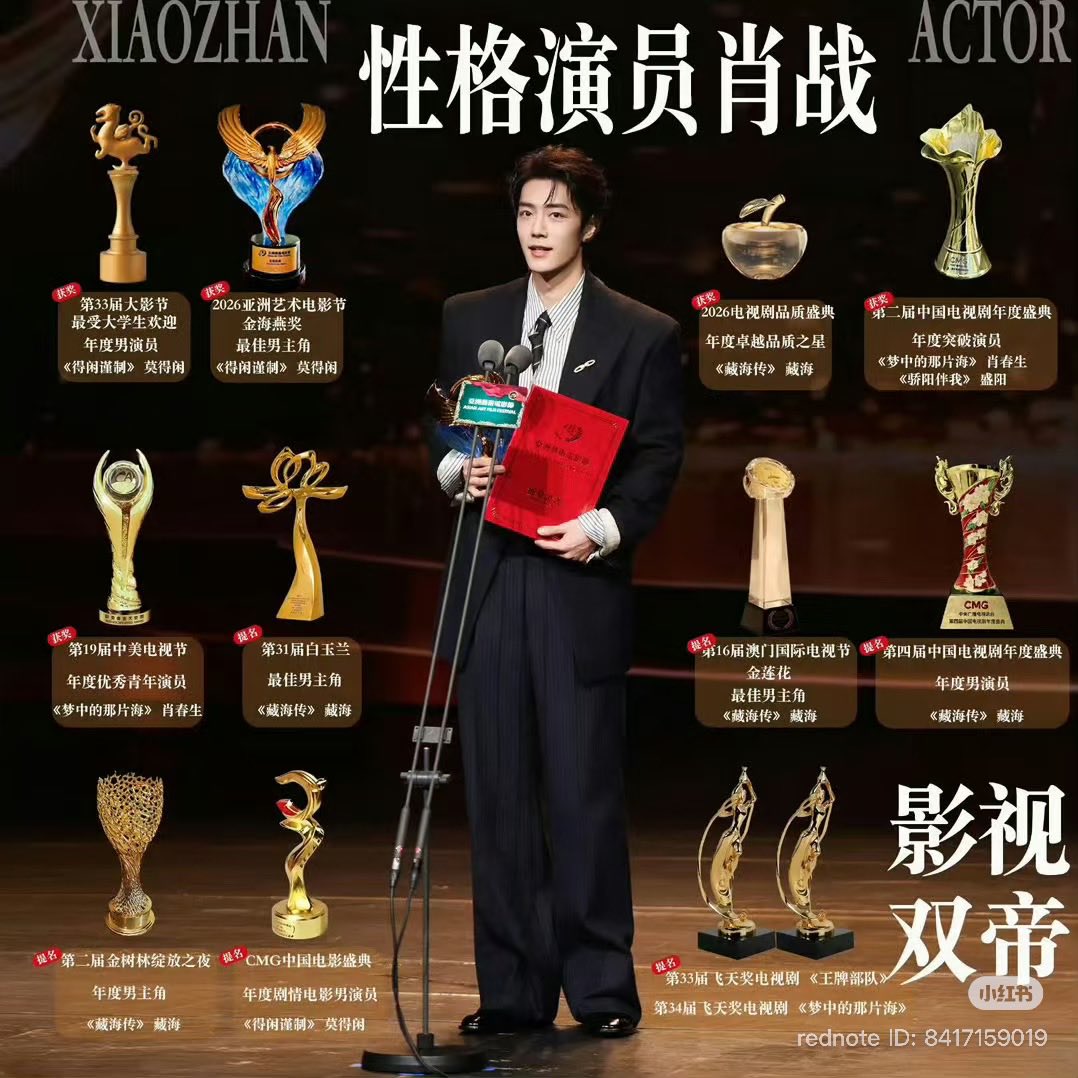 XiaoZhaaan1005's tweet photo. Thinking about Xiao Zhan and his 3 Best Actor Awards that he won this year. So proud of him! 🥰 Let’s look forward to the beloved national actor’s upcoming 3 works: Spying, A Small Town Remedy, &amp; The Infinite 10 Days from Daylight &amp; Linmon entertainment. #XiaoZhan #cdrama #actor https://t.co/aU8sPJtNFE
