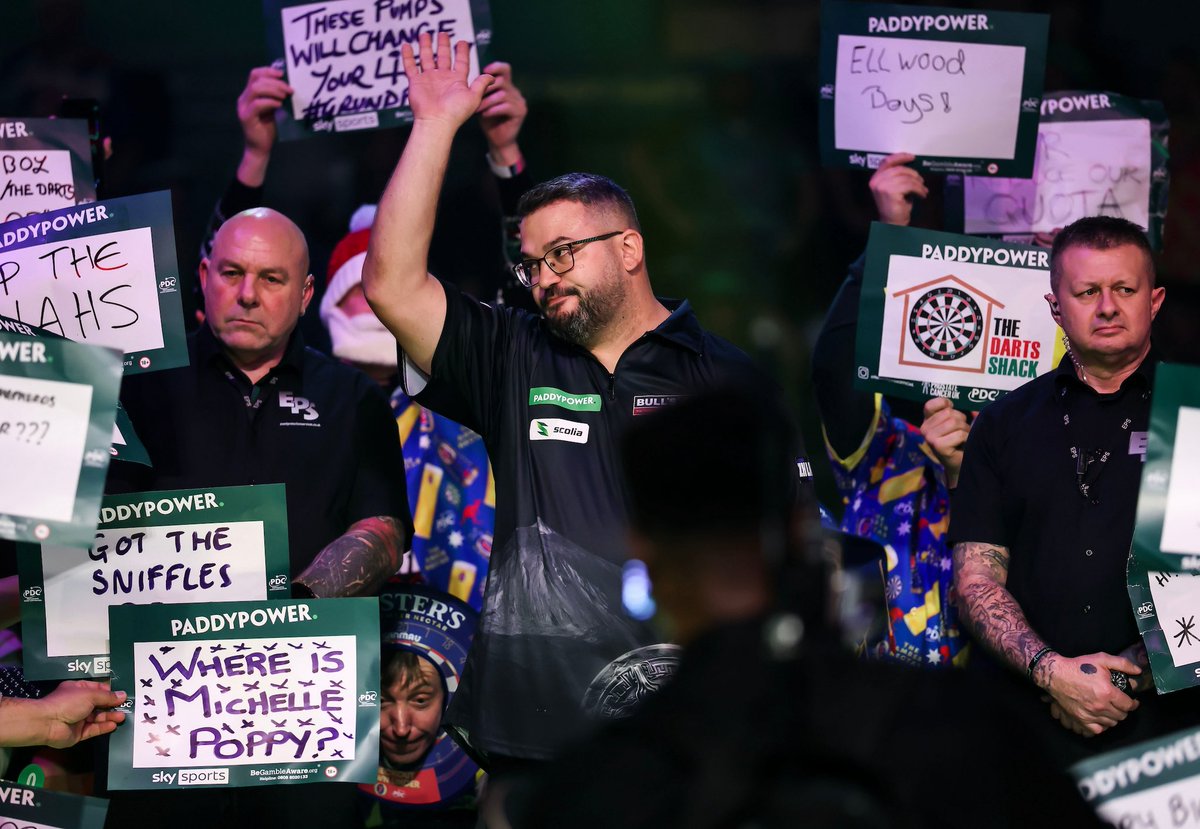 OfficialPDC's tweet photo. THE FINAL! 🤩
🇪🇸 Cristo Reyes chasing a first Players Championship title.
🏴 Cameron Menzies fighting for his first title of 2026.
🫵 Call it now, who wins #PC23 in Leicester?
📺 https://t.co/YyBPPwoMK8 https://t.co/1eqno0C6F2