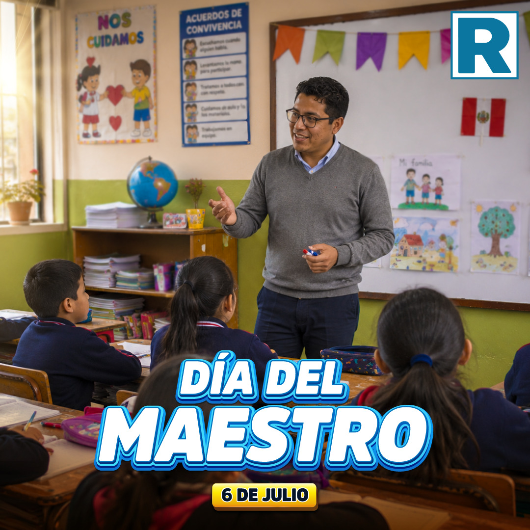 drluisrubio's tweet photo. ¡𝐅𝐄𝐋𝐈𝐙 𝐃𝐈́𝐀 𝐃𝐄𝐋 𝐌𝐀𝐄𝐒𝐓𝐑𝐎❗ 👨‍🏫📚
Hoy quiero expresar mi reconocimiento y saludo a todos los maestros del Perú, quienes con vocación, compromiso y dedicación forman a las futuras generaciones y contribuyen al desarrollo de nuestro país. https://t.co/AtMjDNtaoD