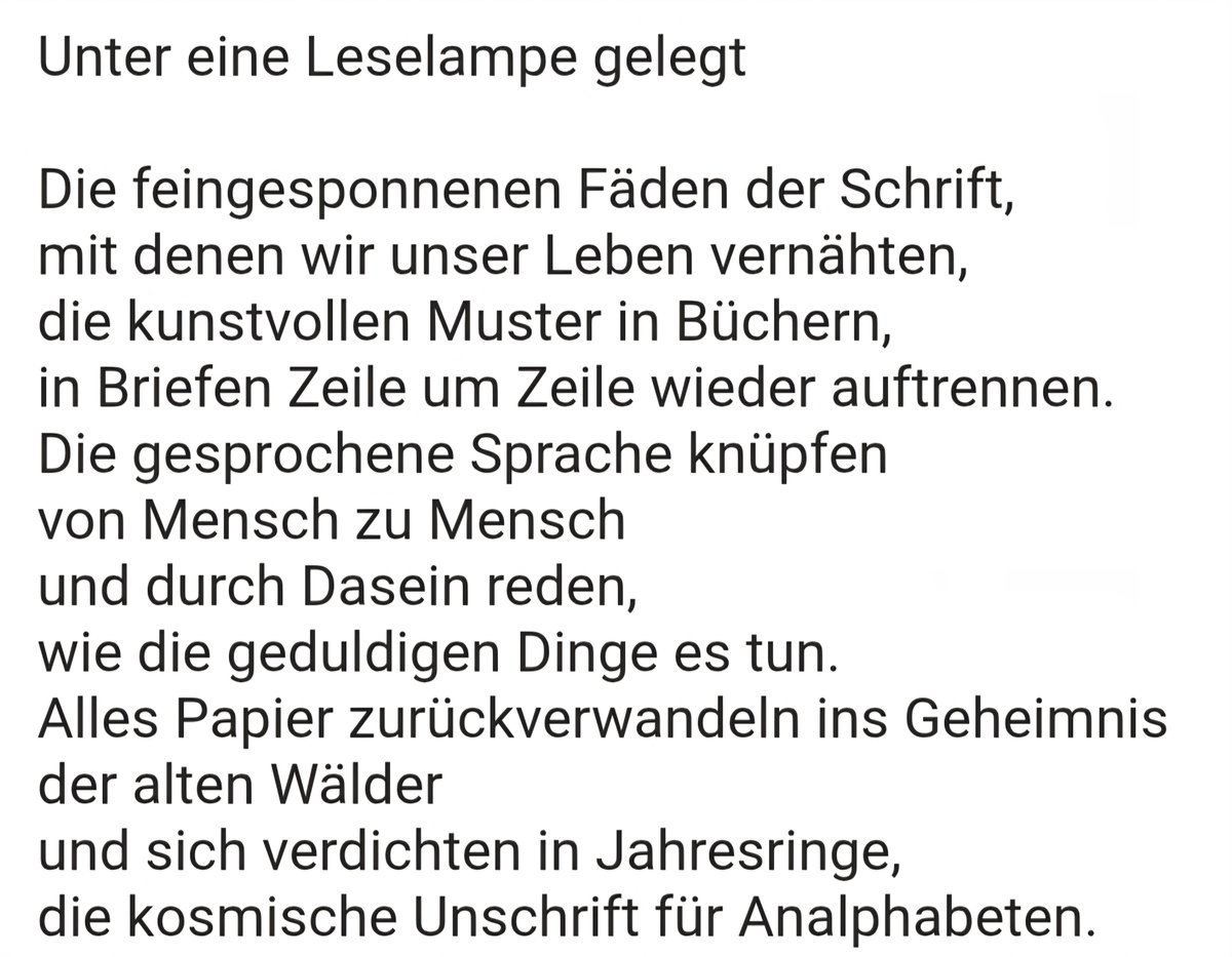 LitLebOest's tweet photo. #ChristineBusta, Salzgärten (1975) - 
"In der Lyrik wird die einsame Stimme des Menschen am reinsten hörbar. Und Stimme ist Hoffnung - noch in der Verzweiflung, ist Hoffnung, dialogische Erwartung (..). Lyrik ist innerliche Kommunikation, in Sprache verwandelte Lebensintensität." https://t.co/3tcBruDzTj