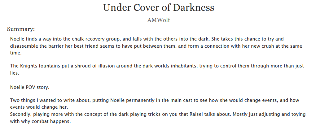LaruLoxely's tweet photo. Noelle POV deltarune fic started. throwing noelle into the mainline game events to see what happens.

going to have a normal and wr version (eventually, the start ended up being 5k words woops)

krusielle and kriselle respectively

https://t.co/nGk6YsU0HG https://t.co/NMjP3YHHr8