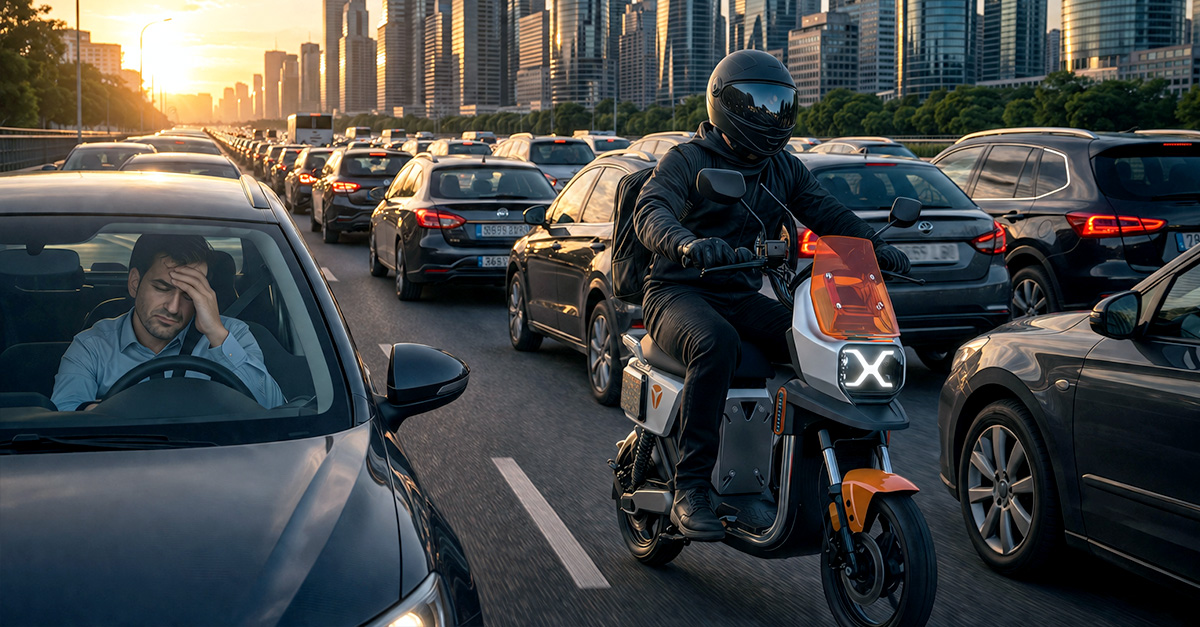 Yadea_Mexico's tweet photo. POV: Ves cómo te pasa una moto eléctrica por el lado mientras llevas 20 minutos parado en el mismo semáforo escuchando el claxon del de atrás. Tú decides de qué lado de la historia quieres estar. 😉⚡️ #MovilidadElectrica #MuéveteInteligente #MotoElectrica #YadeaMexico https://t.co/yK1Zad0zYj