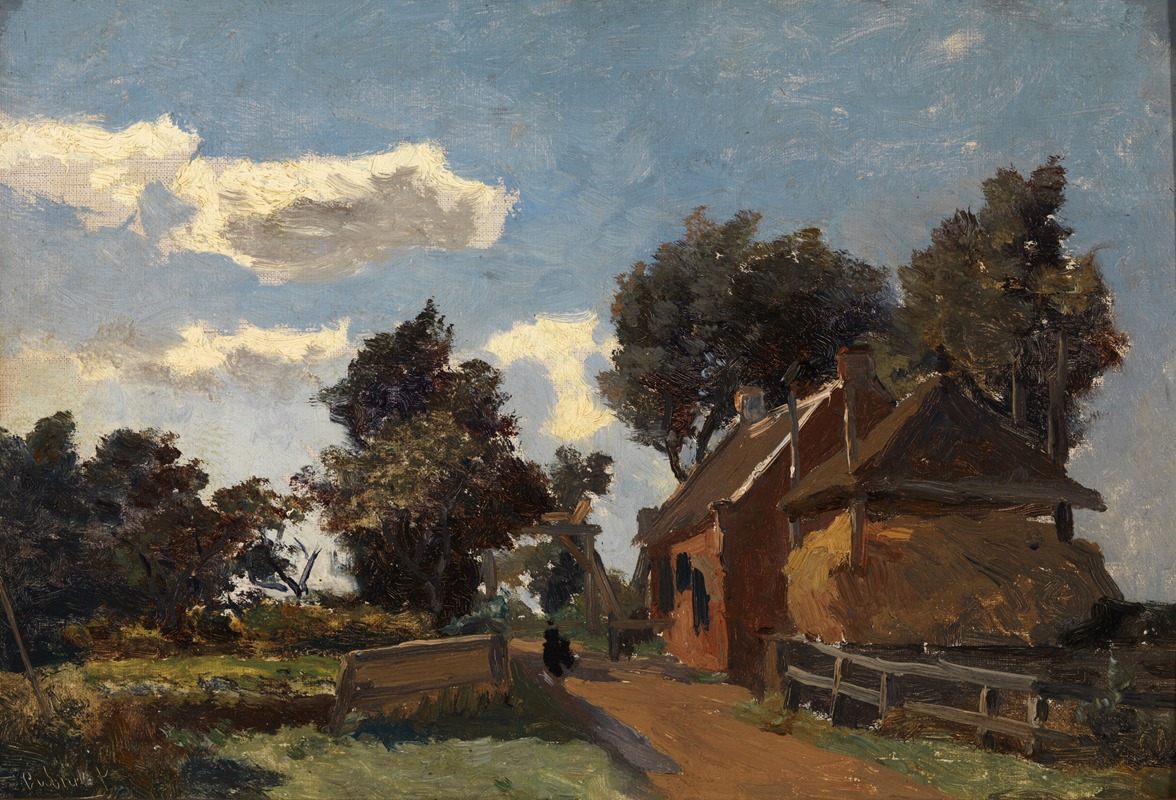 Imp111h's tweet photo. Paul Gabriel
Farm with Hay-storage Barn by a Road, 1885–90 https://t.co/P7lwj8aoWp