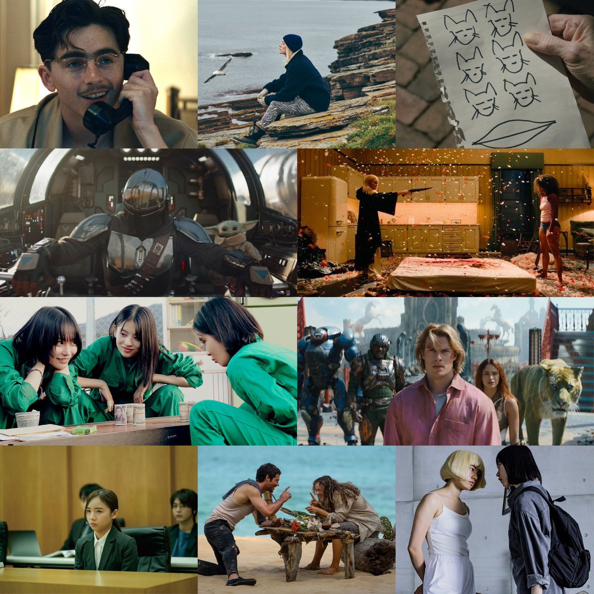 Peter1015s's tweet photo. #2026年上半期映画ベスト 
①おくびょう鳥が歌うほうへ
②オール・グリーンズ
③ゼイ・ウィル・キル・ユー
④HELP/復讐島
⑤マンダロリアン・アンド・グローグー
⑥マーティ・シュプリーム 世界をつかめ
⑦恋愛裁判
⑧マスターズ・オブ・ユニバース
⑨禍々女
⑩カミング・ホーム https://t.co/PnHoUviXa9