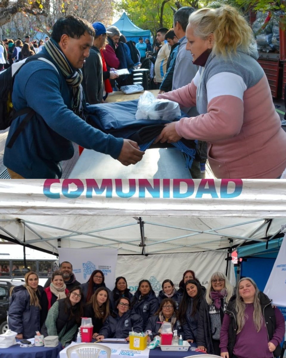 florroman_'s tweet photo. ❄️Campaña de Invierno en📍San Miguel.

En el marco de la campaña impulsada por @MinDesarrolloBA, estuvimos presentes acercando controles de salud y vacunación a las personas que participaron de la jornada.

Más acceso a derechos en todo el territorio bonaerense. 💙 https://t.co/deh7QtMWZQ