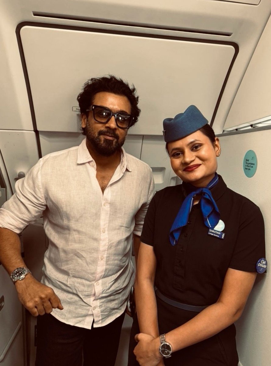 AravindSuriyaa's tweet photo. Exclusive Recent Pic Of THE ONE SURIYA 🤍

@Suriya_offl ❤

#VASonAUG14th #Suriya47 #Suriya48 https://t.co/YxE8rnbZnU