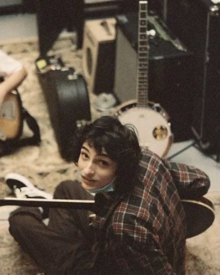 finn wolfhard plaid tweet media