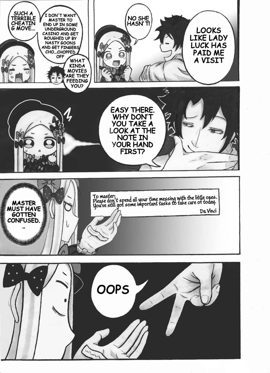 A_BaconWilliams's tweet photo. #FGO #漫画 ＃アナログ
Part One! https://t.co/CJLtiXiDtF