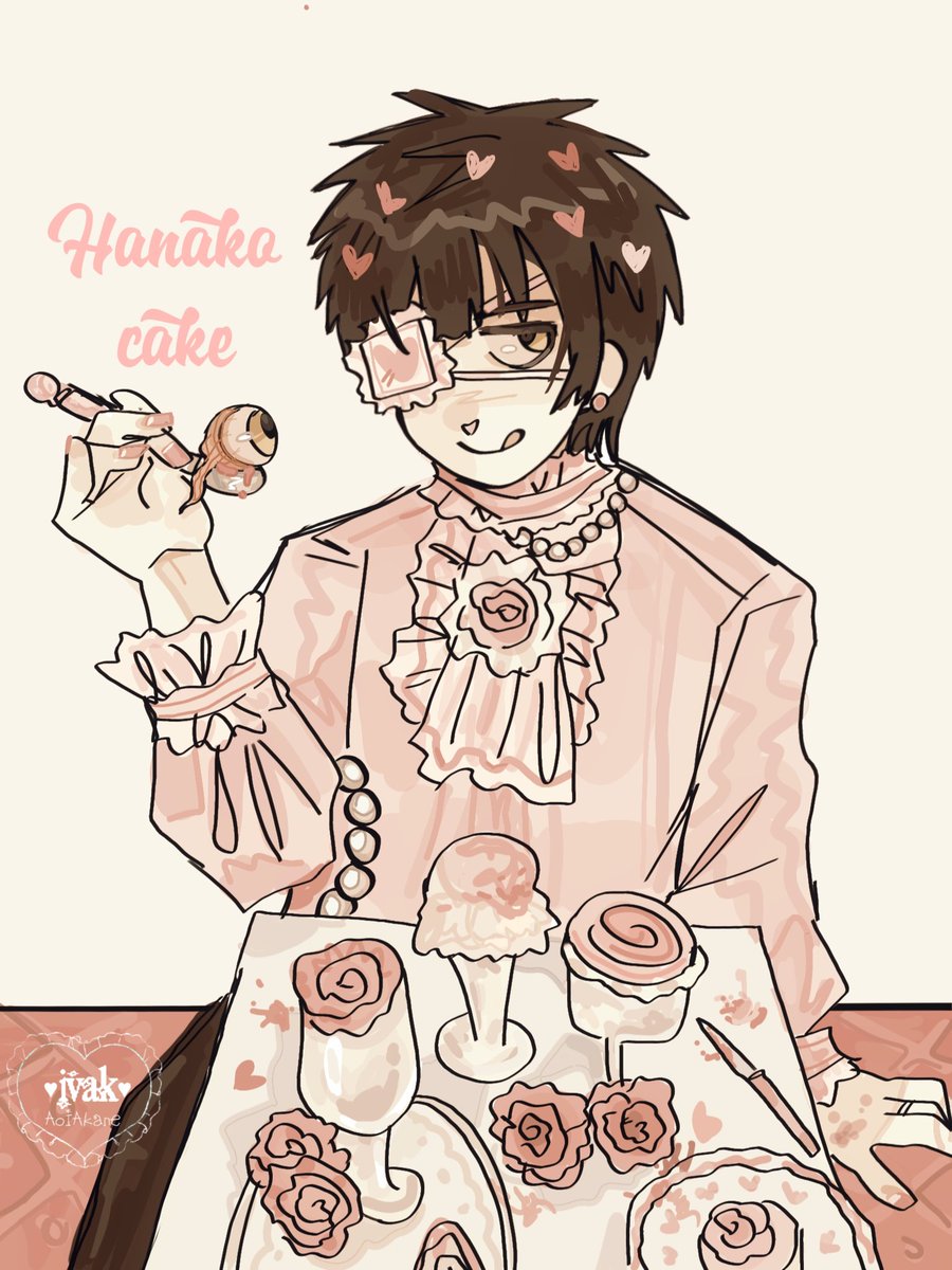 Aoiakabe's tweet photo. Glazed HANAKO!♥︎🧠🧁🩷𐂯
He's fed up with the bakery ....✦ ݁˖
♥︎
#hanakokun #jshk #thebakery #draw #anime
@littlebodybigheart ! https://t.co/4OferLG7yn