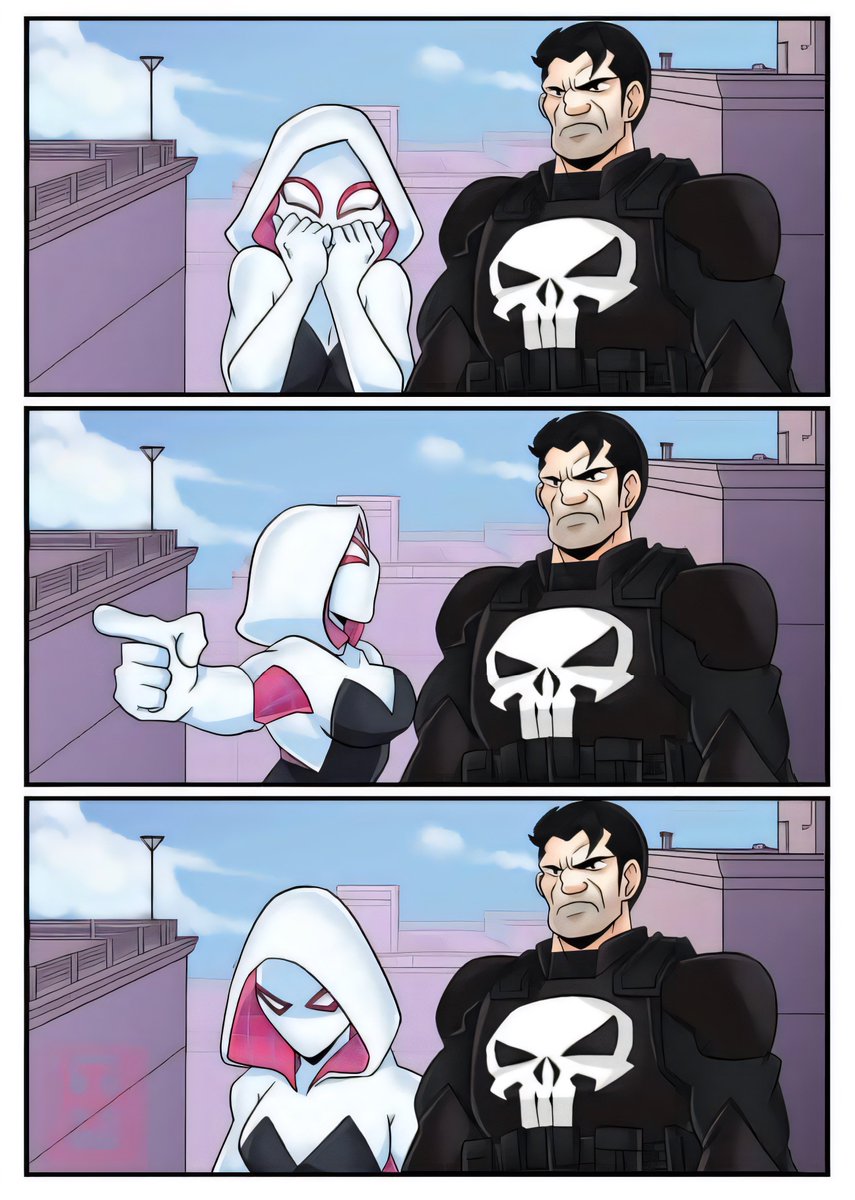 abram_ars's tweet photo. Frank and Gwen 

#Marvel #Fanart https://t.co/anX8FjzlfE