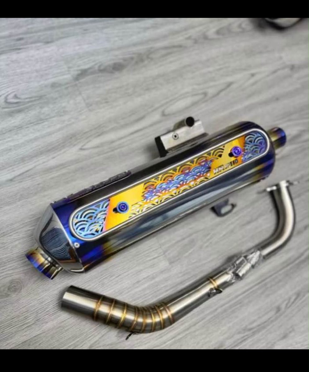 erikamypr's tweet photo. WTS Knalpot HR Speed Kondoman

Dijual knalpot HR Speed Kondoman untuk Pcx150 CBU / KZR arm old

✔ Kondisi baru 1x pemakaian
✔ Full stainless steel
✔ Inlet 28-32-38 mm, Sarfull 
✔ Suara bass empuk
✔ Tampilan sporty dan mewah
✔ Kelengkapan lengkap: silincer, dan leheran https://t.co/4JFT73LFYo