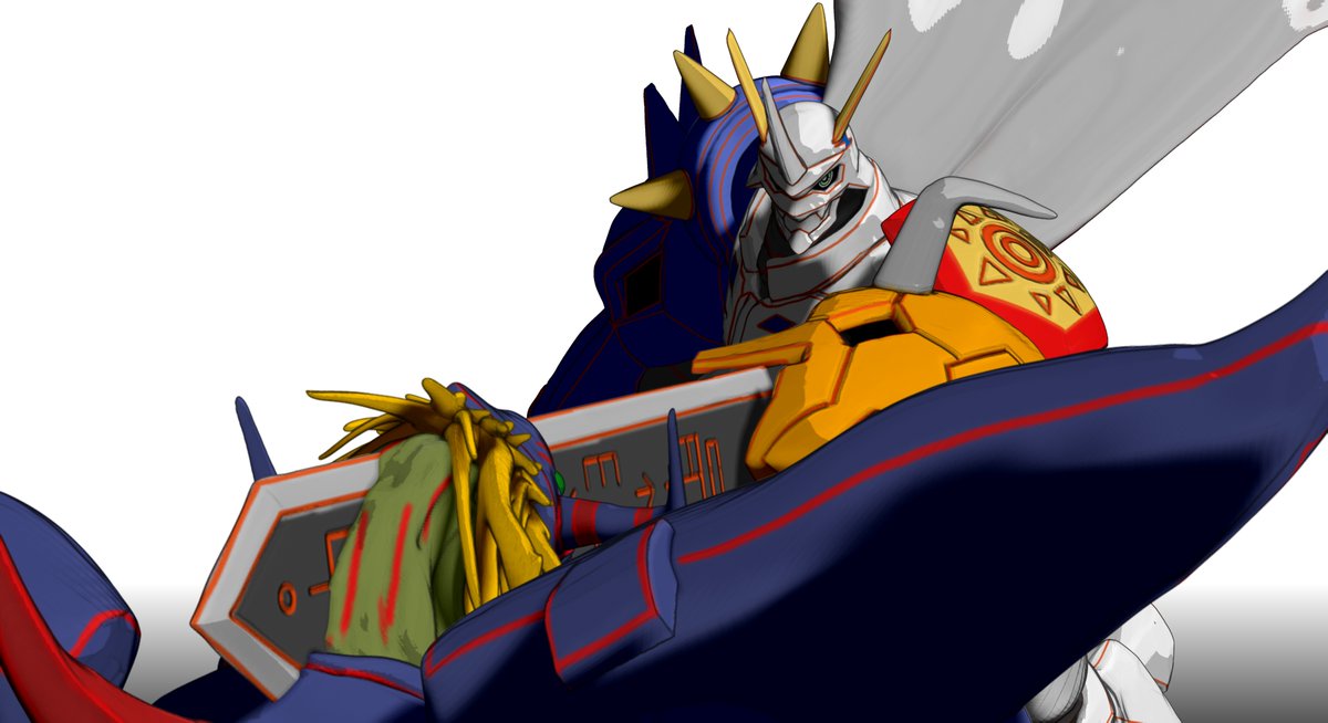ymk64647403's tweet photo. Our War Game #zbrush #digimonfanart https://t.co/nTiLldh1HR