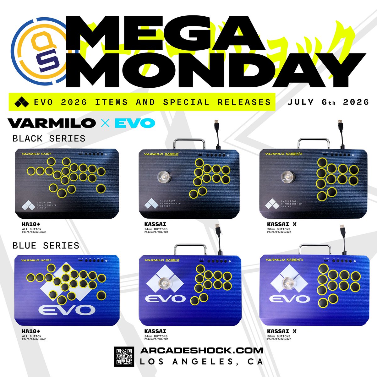 ArcadeShock's tweet photo. MONDAY MEGA SALE POST EVO starts at 11:00AM today

Check out our gear from @evo and new items added

https://t.co/R0Vr2rHHhL https://t.co/uIQYSQ1ubN