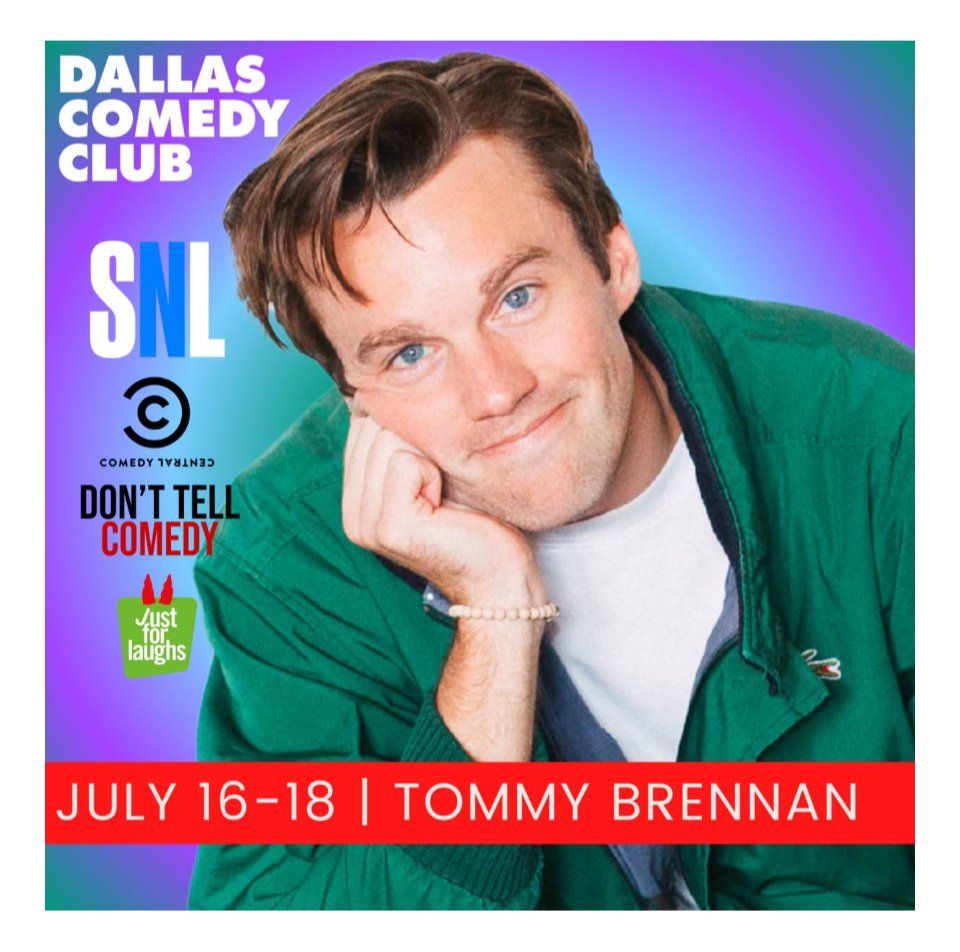 tommybarchives's tweet photo. 📍Dallas, TX! See Tommy July 16 - 18 at Dallas Comedy Club!

🎟️: https://t.co/O2aiMPbabl https://t.co/Y7EHlrnOIs