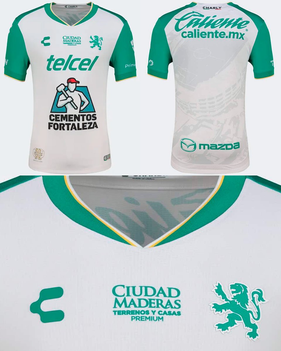 FieramaniaMX's tweet photo. 🚨 Listos los nuevos jerseys del Club León para la temporada 26-27 de Charly. $1,699 serán los precios. ¿Qué opinas? #Fieramanía https://t.co/ElQGJu1dEB