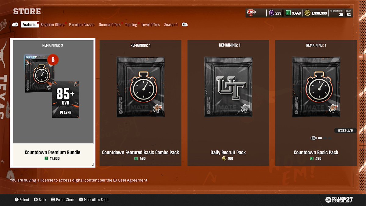 Zirksee's tweet photo. Looks like a refresh here of packs https://t.co/OfltjVb5LE