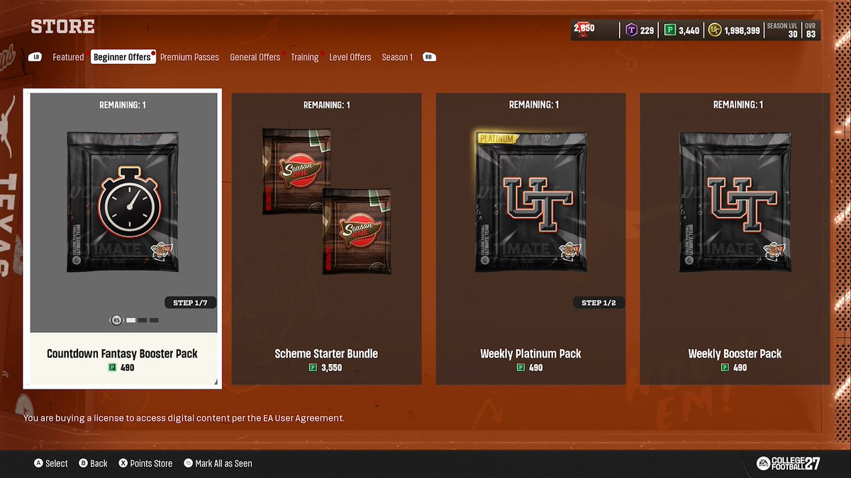 Zirksee's tweet photo. Looks like a refresh here of packs https://t.co/OfltjVb5LE