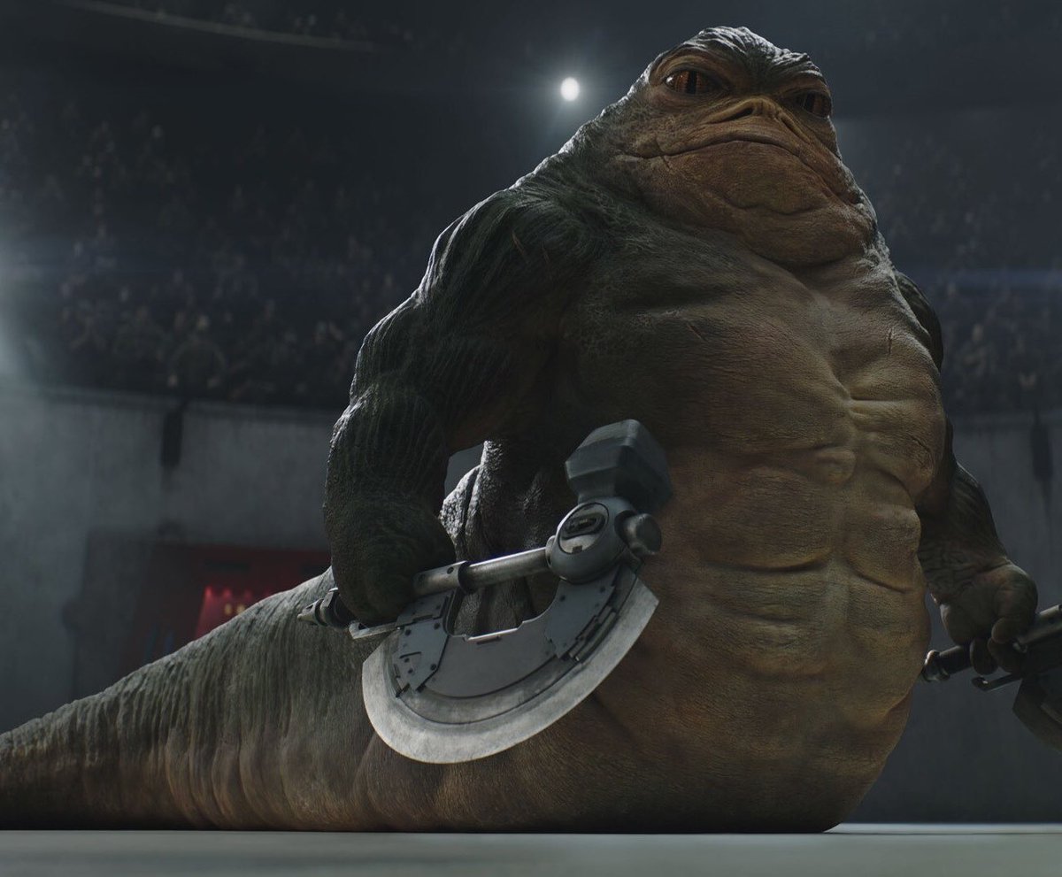 sw_holocron's tweet photo. Rotta the Hutt’s movements in THE MANDALORIAN AND GROGU were inspired by elephant seals, reveals John Knoll.

(Source: https://t.co/pzdiH0dn2u) https://t.co/Cnld3ZrweH