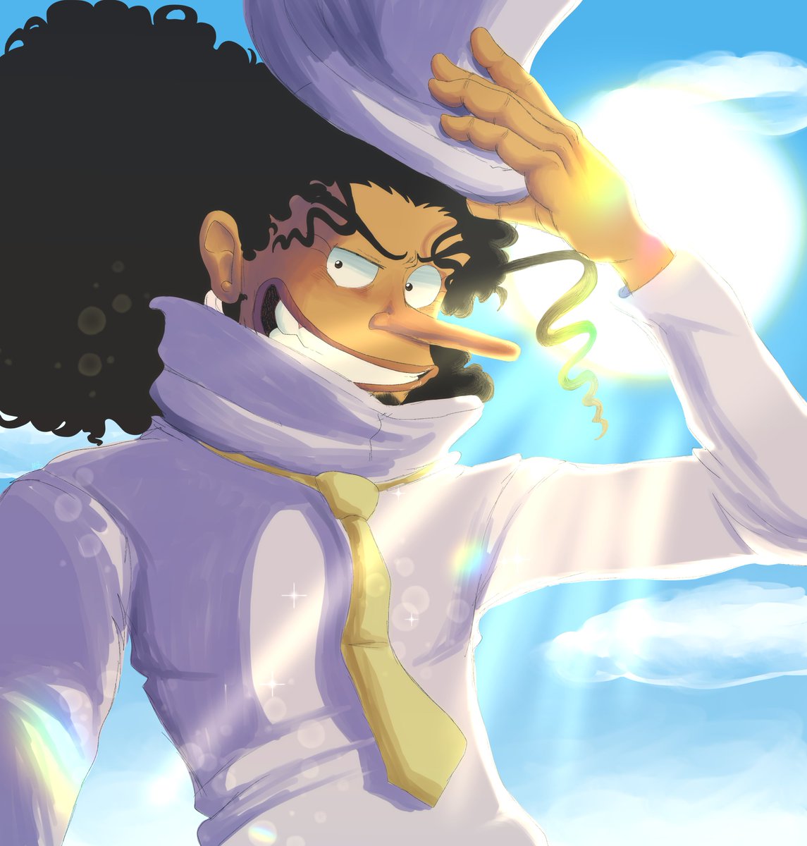 Soppyzone's tweet photo. What if Usopp took kaku's place hehe
#usopp #onepiece #onepiecefanart https://t.co/aTG70fL6Fc