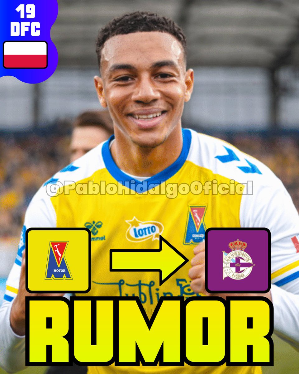 PabloHidalgoES's tweet photo. 🚨🟣 | Deportivo está muy cerca de llegar a un acuerdo con Bright Ede.

El joven central polaco ha sido seguido por equipos como Chelsea o Manchester United. Él prefiere un proyecto donde pueda tener minutos.

El defensa del Motor Lublin firmaría por 5 años.

Vía @MatteMoretto https://t.co/1Pz3KqeELN
