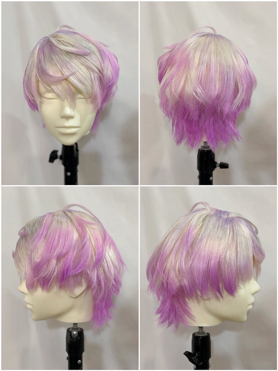 mk_7650's tweet photo. My friend commissioned me to make a Claude Clawmark wig so I learned how to color wigs while working

(I remember the second outfit debut and crashing out about how cosers were gonna do that lol I did it 🎉🎉)
Mile stone wig (it looks better on)

#ClaudeClawmark #Clawsplay https://t.co/5oor4NAxK3