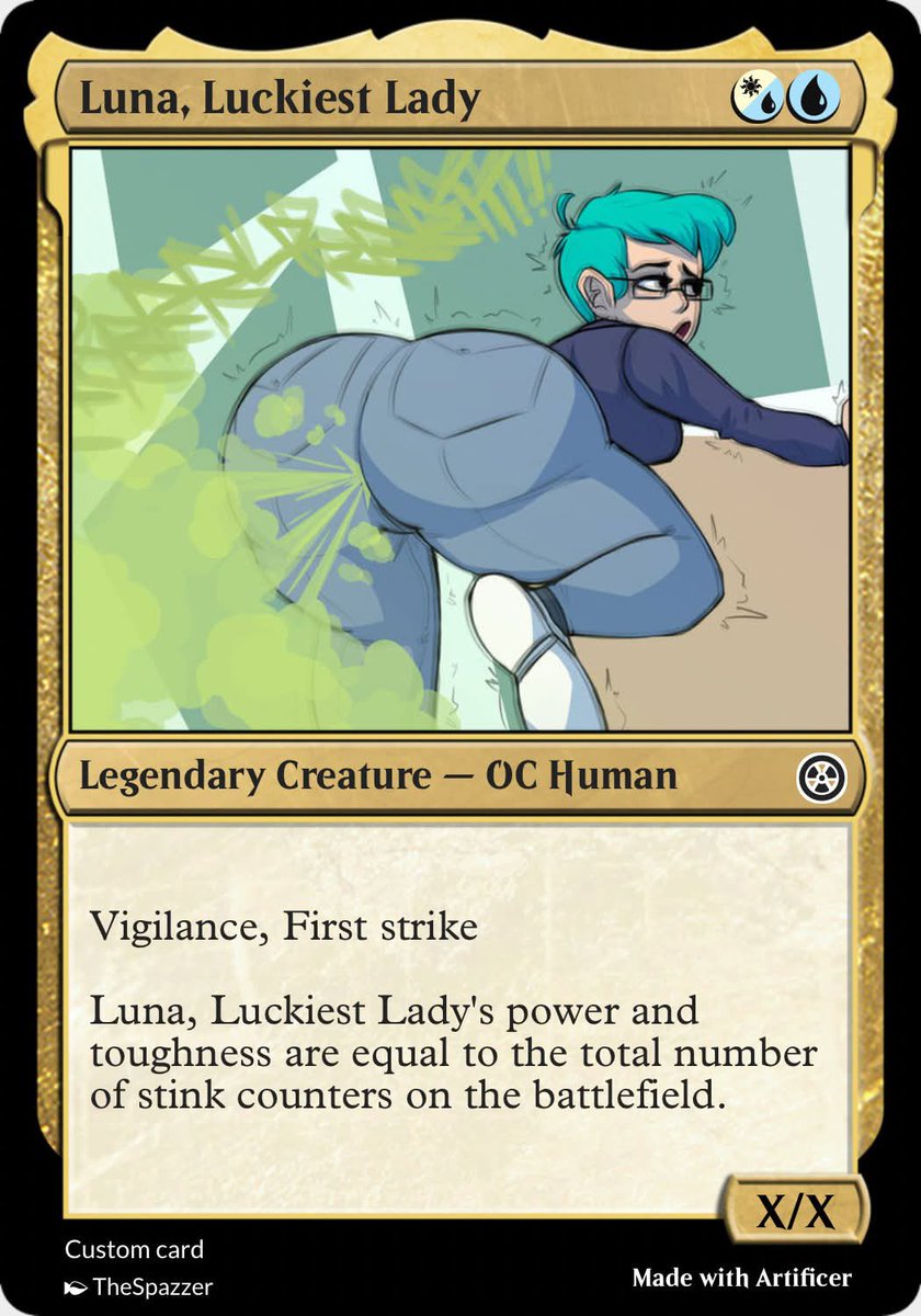 SpazzyWriter's tweet photo. A few more cards I came up with on the server and a kinda jank explanation of what a stink counter does in the game lmao, all cards are going to be tweaked a bit ofc when they can actually be played 😌 https://t.co/LQU4bOoiD5