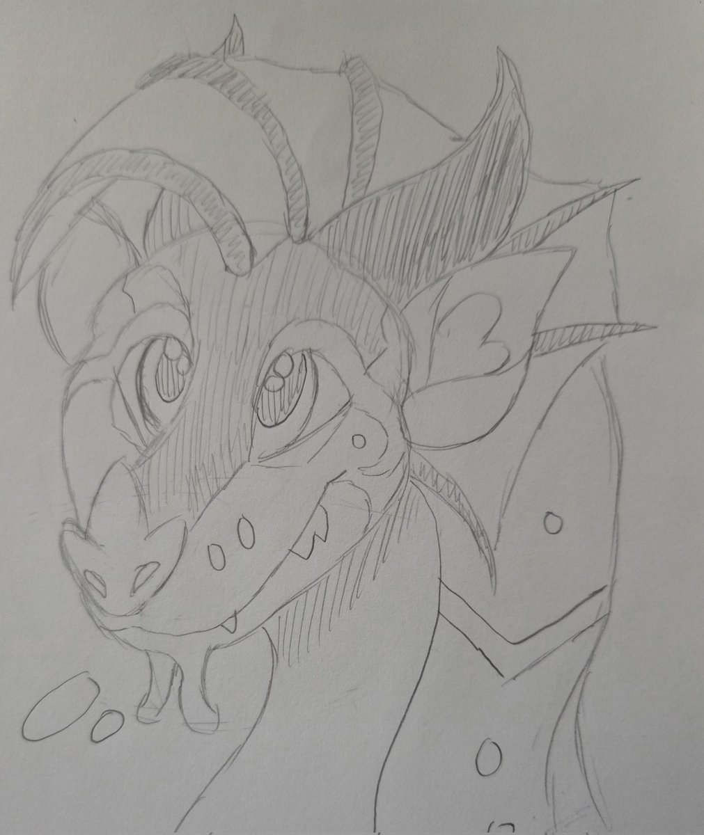 Sunpupart's tweet photo. Artfight sketch attack for @Slumberyote ☆
(I am slowly getting over my fear for drawing dragons lol) https://t.co/DHzi9CCA8a