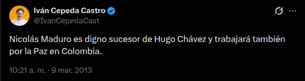 devbugice's tweet photo. @PezSabanero @IvanCepedaCast para señalar a abelardo por ser abogado de saab testaferro de maduro, entonces maduro si es criminal, pero tambien maduro no es criminal en otros discursos https://t.co/mQCe6l0xec