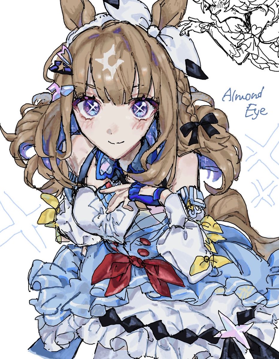 絵茶 アーモンドアイちゃん #ウマ娘