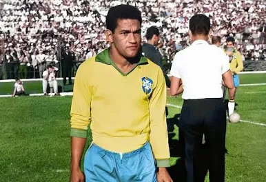 hissgoescobra's tweet photo. The last World Cup player to have a red card overturned--that was issued during the tournament itself--was Brazil's Garrincha in 1962 (single name, like Pele). Turns out, that reversal was also mired in scandal and political interference, and later, a coup. A must-read thread: