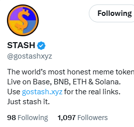 MarellaSelena's tweet photo. @gostashxyz Just updated my PFP
Proud to join the STASH Army $STASH https://t.co/8fxClOteVI