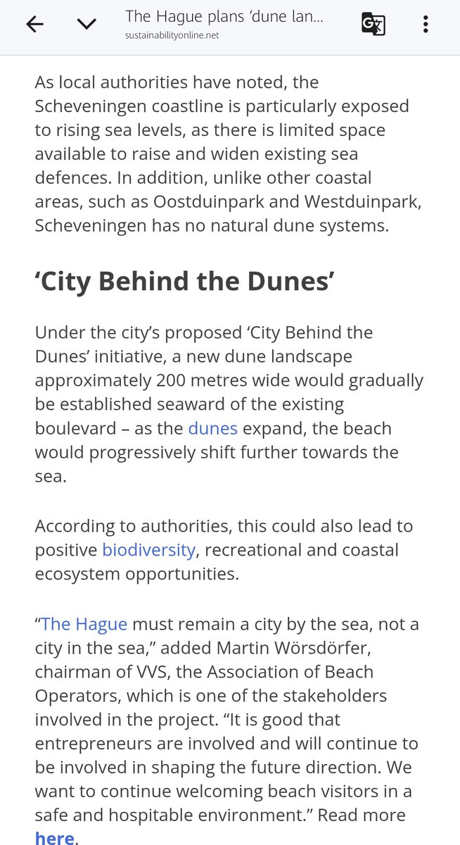 StreetTreck's tweet photo. #Dutch #city #TheHague #unveiled plans 2 #develop 200-metre-wide '#dune #landscape' along its #Scheveningen #coastline 2 #protect against
#risingsealevels🛤️
#Biodiversity #NaturalDunes #Netherlands #SeaLevels #coastalecosystem #coastal
#StreetTreck🛤️
https://t.co/wGzENruheE https://t.co/KXN40Kh183