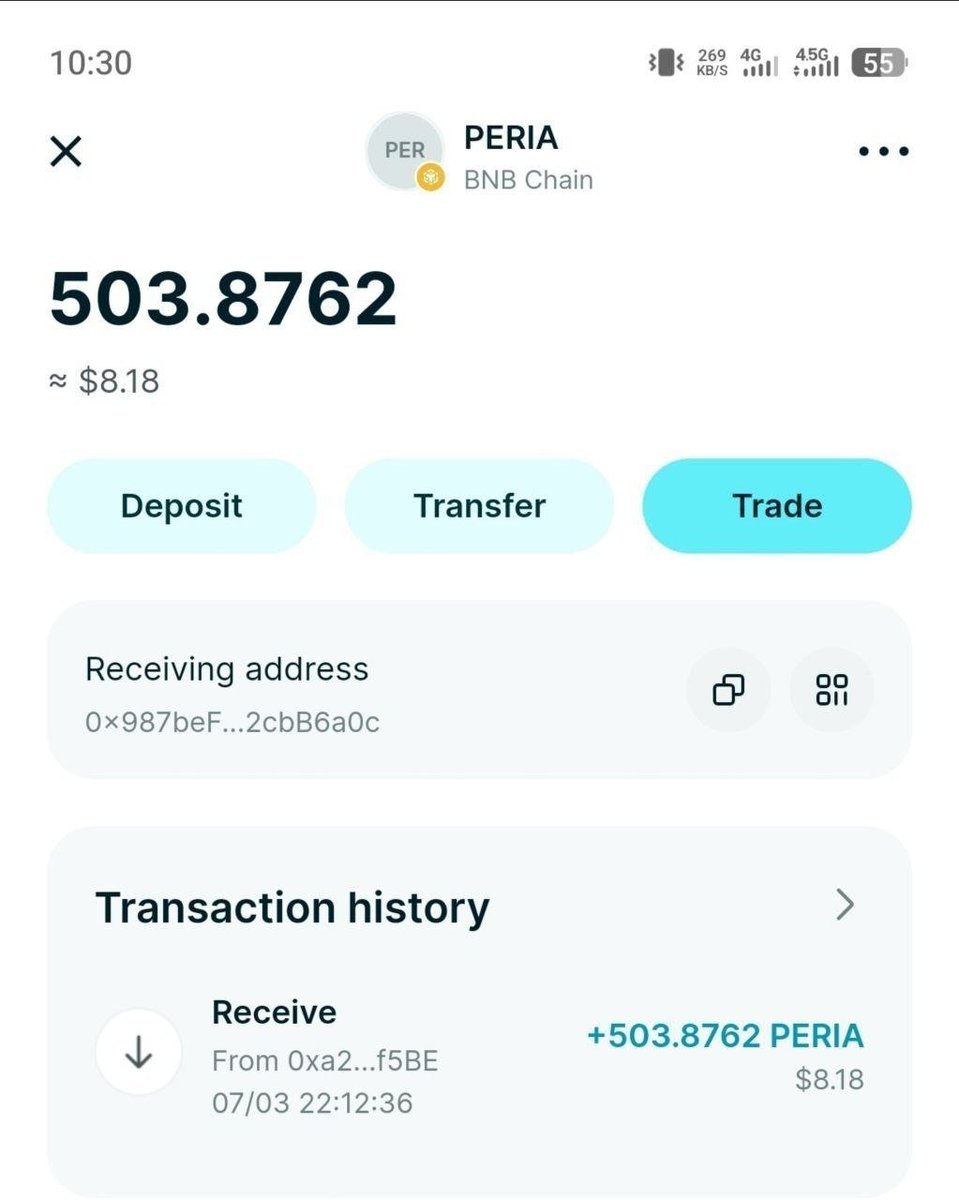 Raymond24a's tweet photo. Stop Playing 🤩🤩🥰🥰
 
Peria Mining Payment Verified &amp; 100% Free Airdrop 😱😱

👉 App &amp; Join Link — 
https://t.co/wNWPbynfh5

Bonus Reffer Code—4FBBFDF3

👍 CA(BNB): 0xa2d6b9c9de27e9e01d2a1eeb70af42d156f1f5be (Minimum Withdraw 500 Token) https://t.co/94F2SVEUjU