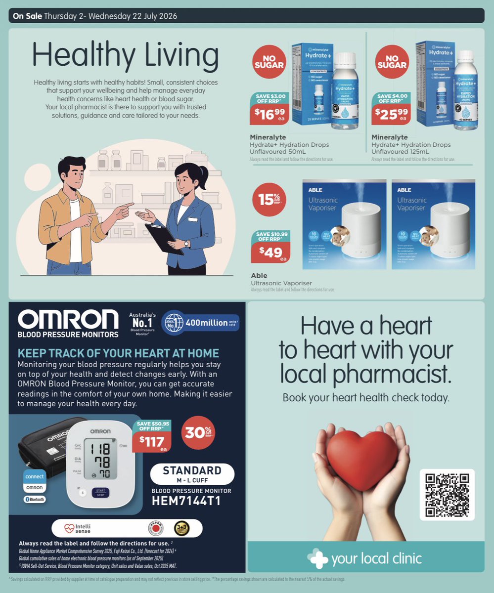 midnighpharmacy's tweet photo. Don't miss out on our catalogue savings!

Get your favourite health and medical products at discounted prices from our pharmacy. These special offers are available only until Wednesday, 22 July 2026, so now is the perfect time to stock up on the products you use every day.

l https://t.co/8yne9aYK1D