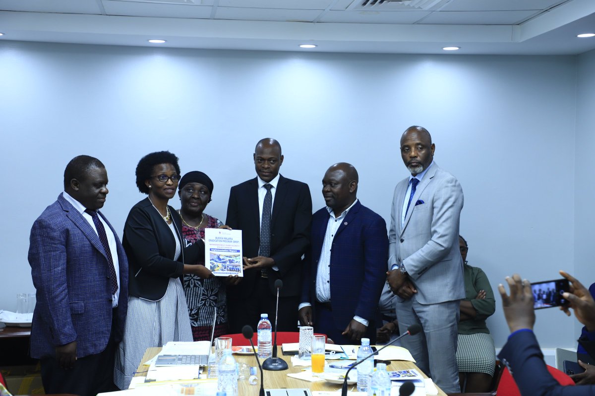 NPA_UG's tweet photo. We are hosting H.E. @SpeciosaW, former Vice President of the Republic of Uganda, who is leading Members of Busoga Health Forum, @MoH, Makerere University &amp; other partners to discuss the elimination of malaria in Uganda and what it means for Uganda's socio-economic transformation. https://t.co/fl1ULt4Bdd