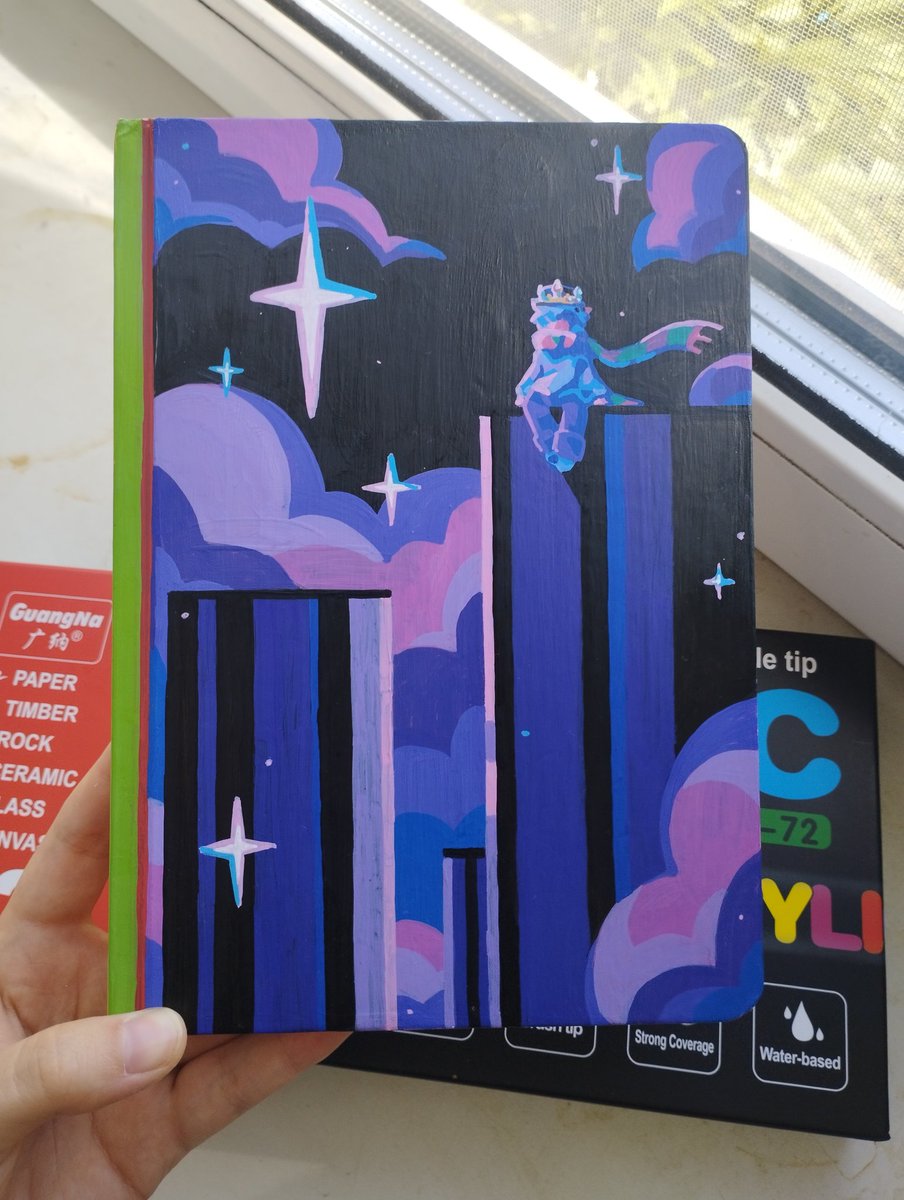 kvadratit's tweet photo. Finally finished my Hax sketchbook cover!!
#mcsr #hackingnoises #hackingnoisesfanart https://t.co/gojE6YDgmN