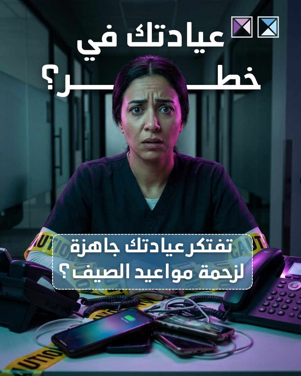 medicolize's tweet photo. هل عيادتك جاهزة لزحمة مواعيد الصيف؟ ☀️👀

لو كل حاجة واقفة عليك... فالموسم هيبقى مرهق.
السيستم هو اللي يشيل الشغل:
✅ ينظم المواعيد.
✅ يدير يوم العيادة.
✅ يبعت الروشتات والتعليمات تلقائيًا.

وأنت؟ تقدر تتابع كل حاجة من موبايلك... حتى لو أنت في المصيف. 🌊📱

📩 احجز ديمو https://t.co/2l5S4YZO5d