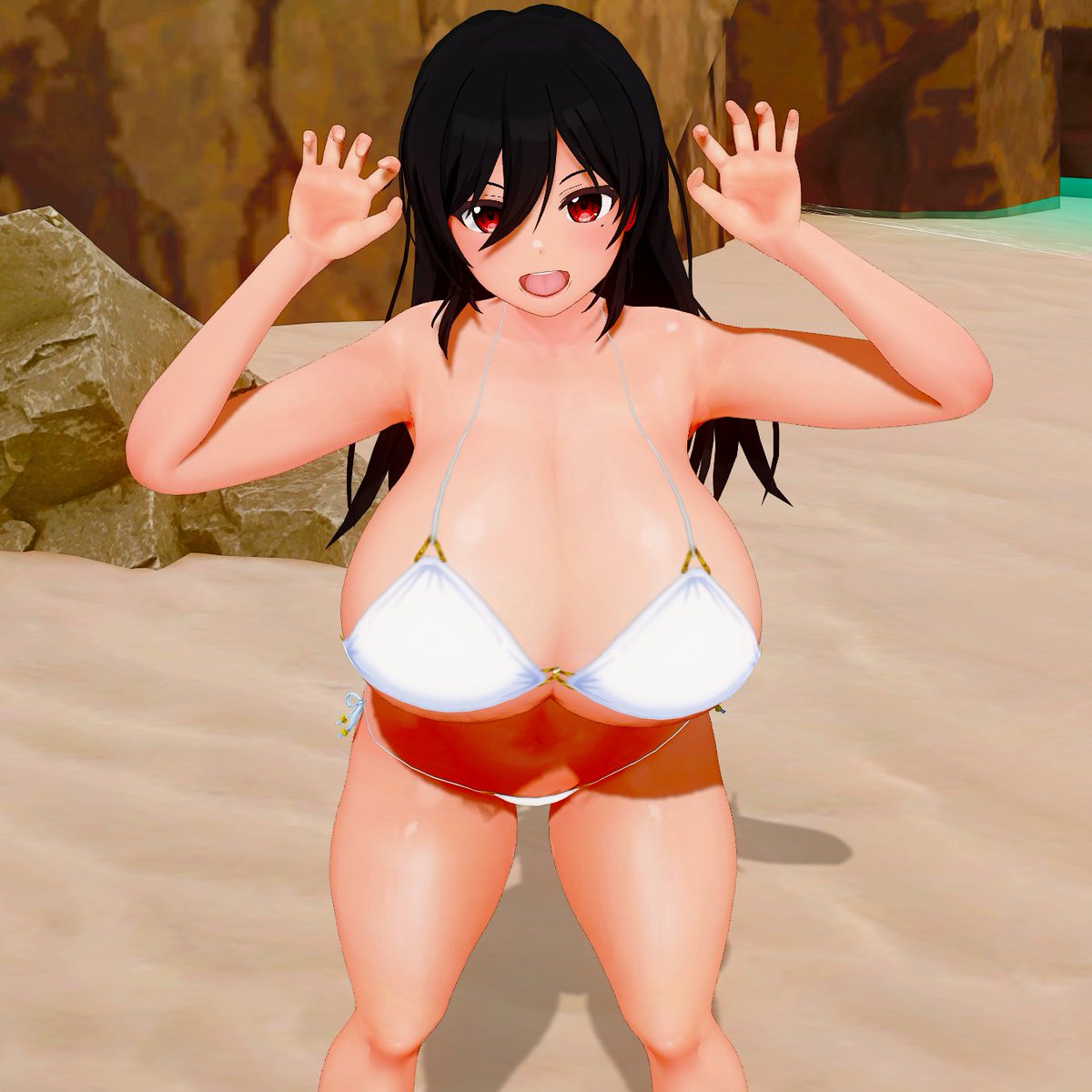 Tsubasa10COM3D2's tweet photo. 夏といえば水着！ https://t.co/6nrh6XXHvn