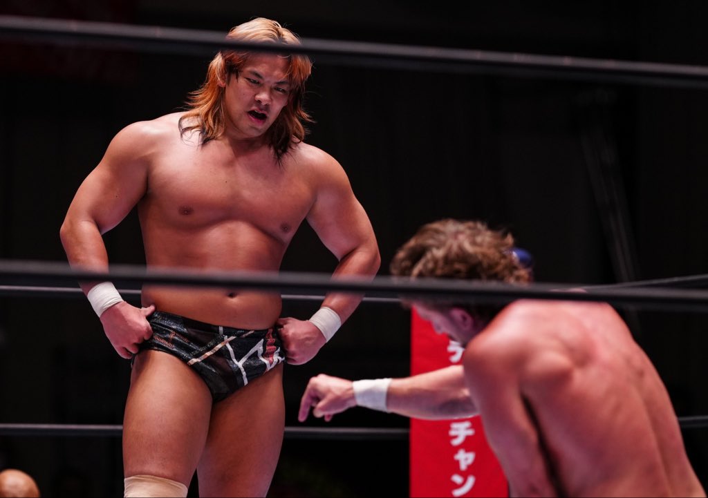 njpw_ryoheioiwa's tweet photo. ELP今日はありがとう
試合後新日本のマーク指差した意味理解してる
もちろんELPの気持ちも背負って戦ってくるよ
#TMDK https://t.co/bAevChCaD9