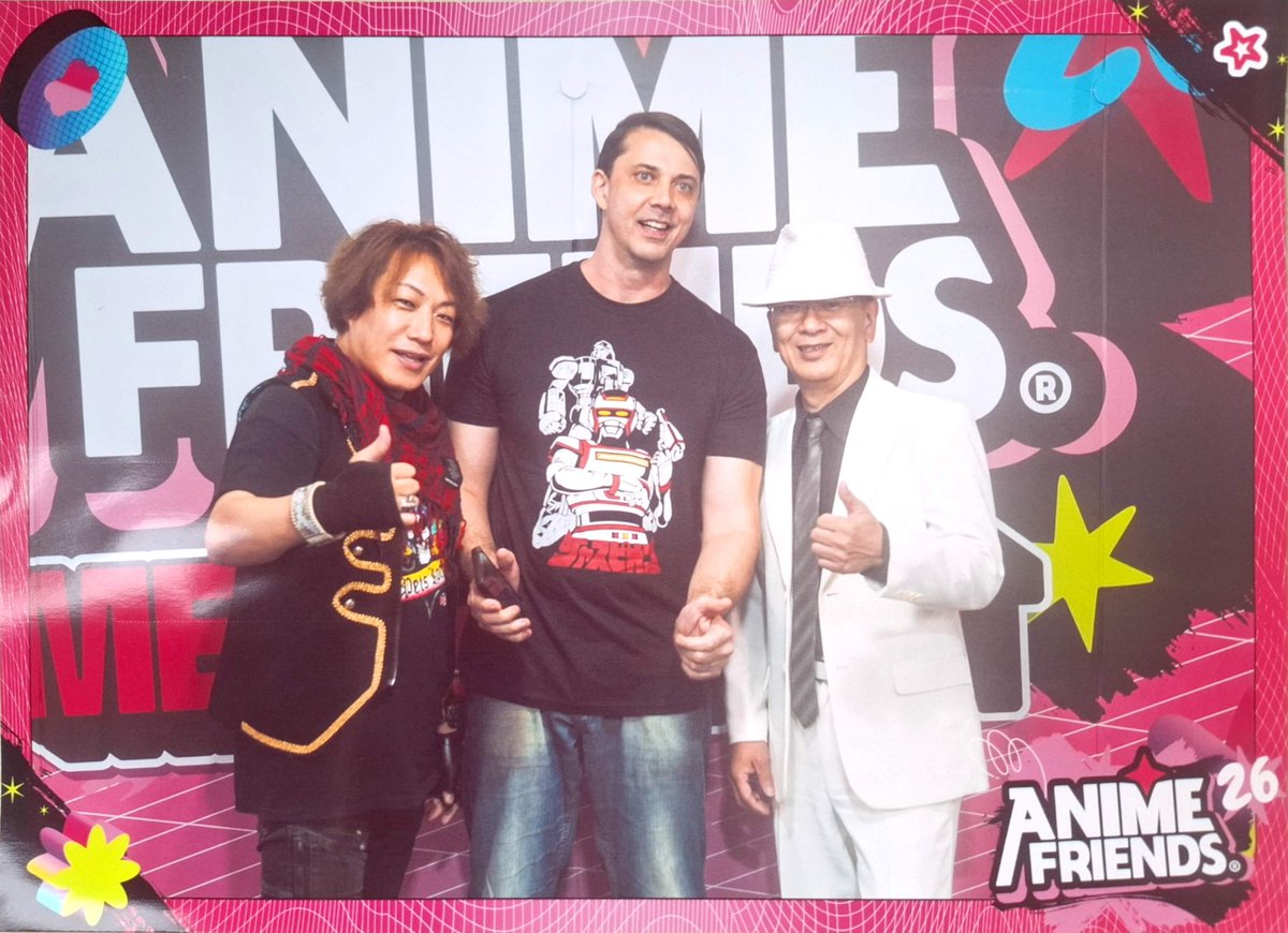 LordMarzix's tweet photo. Cantores:
New Jack Takurou / Hirokazu Umeda - Dairanger, etc.
Yoffy - Dekaranger, Shinkenger, etc. https://t.co/GNV53pEHKL
