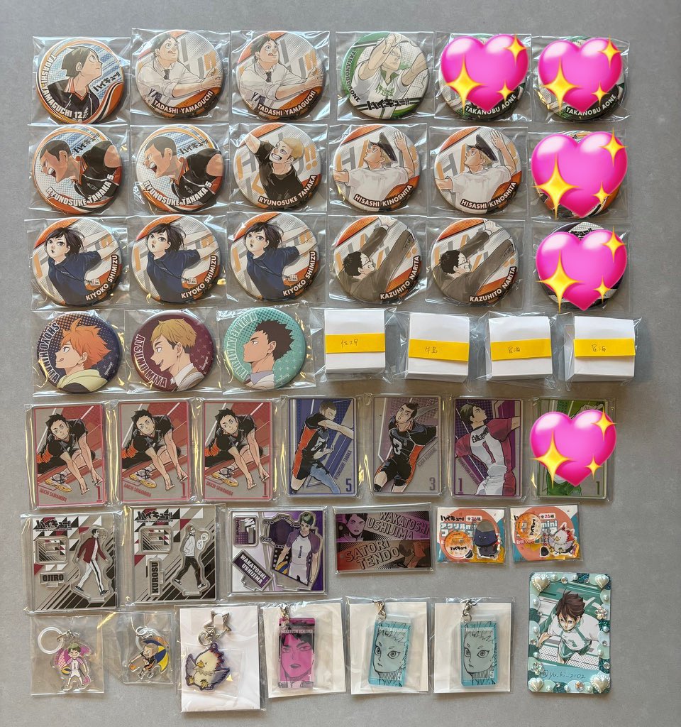 yu_ki_2102's tweet photo. 【譲渡】ハイキュー ハイキュー展 もちマス 色紙 アトコ 缶バッジ アクスタ メタキー ガチャガチャ メタキー コレクション缶バッジ コースター 一番くじ

譲:画像のもの

求:定価+送料

◎郵送or川崎手渡し
◎ゆうちょ銀行orPayPay

検索からでもお気軽にお声掛け下さい。 https://t.co/47OkmkiZXK