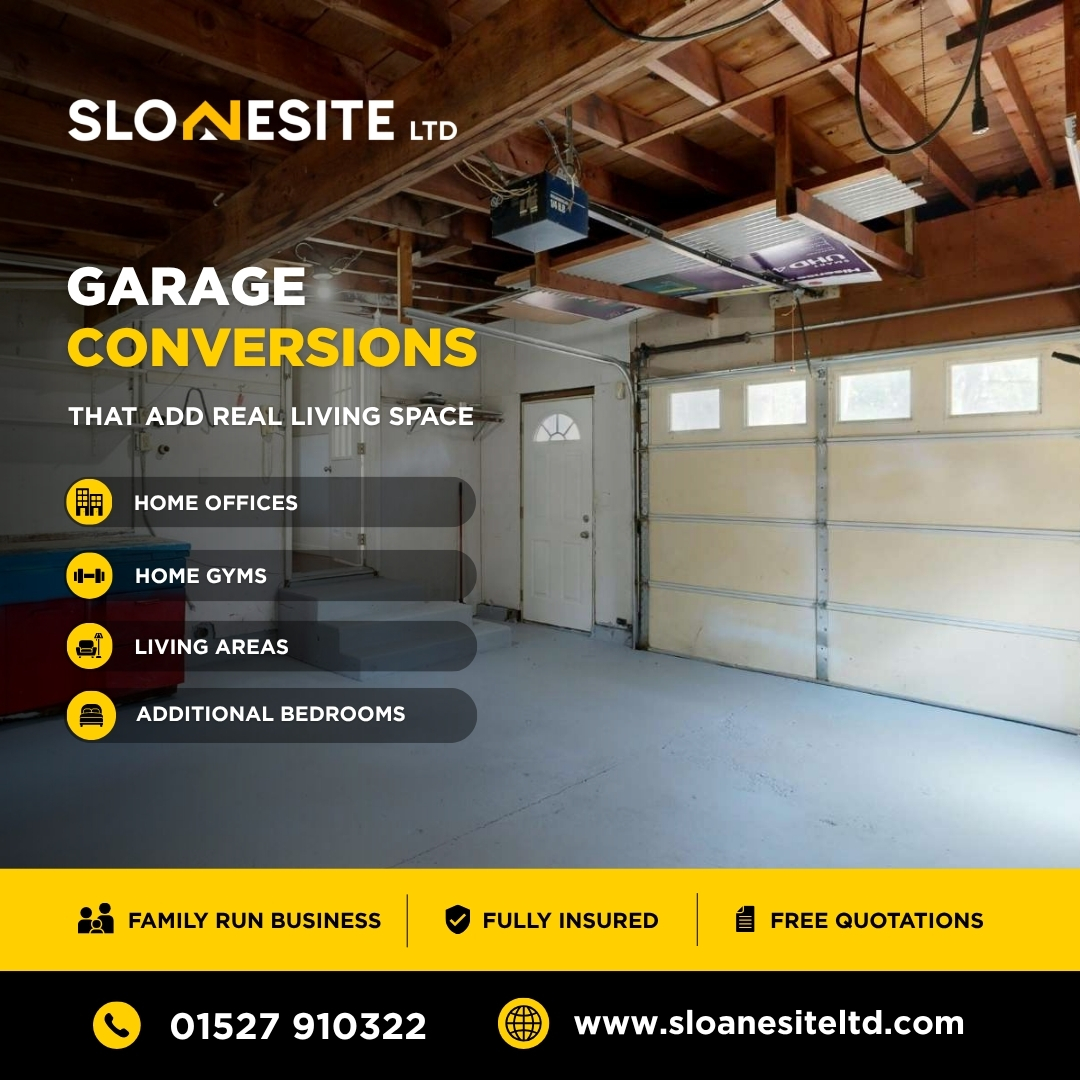 sloansiteltd's tweet photo. 🏠 Thinking about converting your garage?

Create a home office, gym, extra bedroom or more living space with a professionally managed garage conversion.

Free advice &amp; quotations

📞 01527 910322
🌐 https://t.co/sZPxm1y5Lv

#GarageConversion #Worcestershire #Bromsgrove https://t.co/L22UbzWAZX