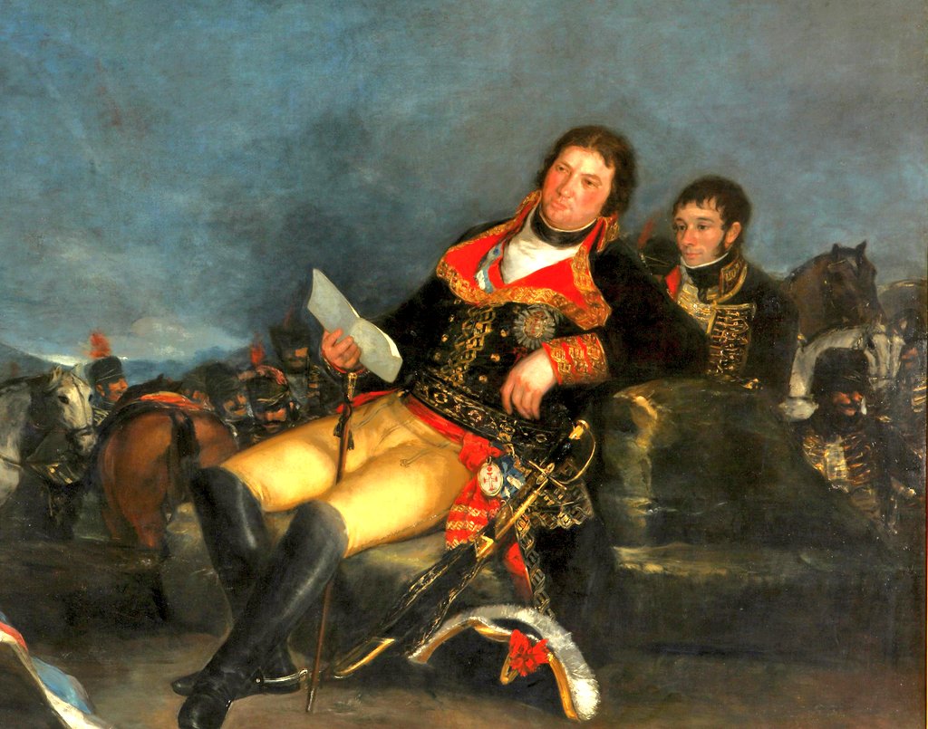 monte_auseva's tweet photo. Manuel Godoy durante la invasión española de Portugal en 1801, la conocida como Guerra de las Naranjas. 🍊🇪🇸🇵🇹

Durante este conflicto, que duró 18 días, España se anexionó la plaza de Olivenza y la incorporó a Extremadura, situación que a día de hoy se mantiene. https://t.co/pU05vjB3h8