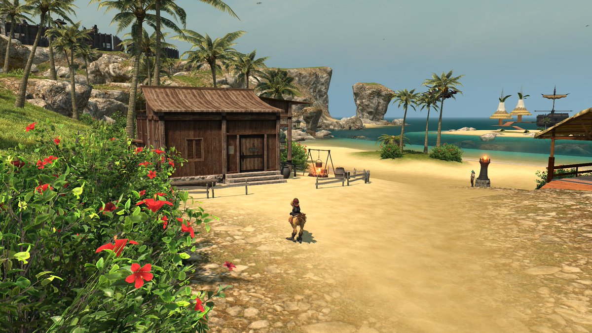 AdamboyTW's tweet photo. 喜歡這個海邊的房子~CHILL~
#FF14 #FFXIV https://t.co/veH15F250E